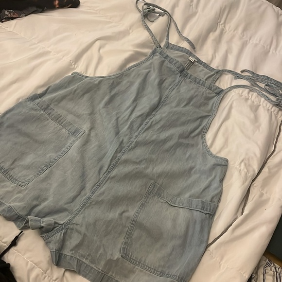 Aerie Tie Shoulder Shortall - Picture 4 of 4